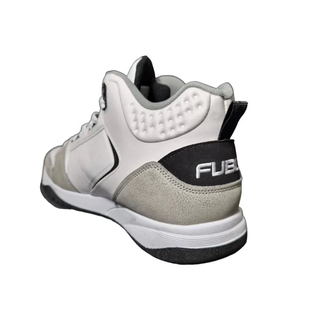 FUBU Men's Hustle Athletic Leisure Sneakers Cushioning Size 13 Lace-Up White